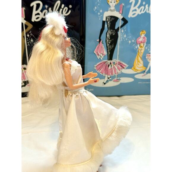 Vintage 1989 Happy Holidays Barbie Doll Special Edition Christmas Mattel - Picture 5 of 11